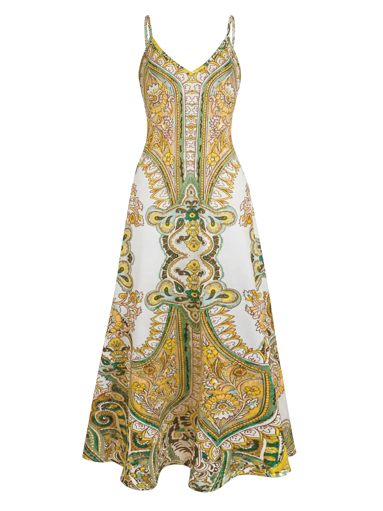 LAUREN | Boho Floral Print Sleeveless Dress