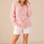 Lauren | Soft Knitted Cardigan With Buttons