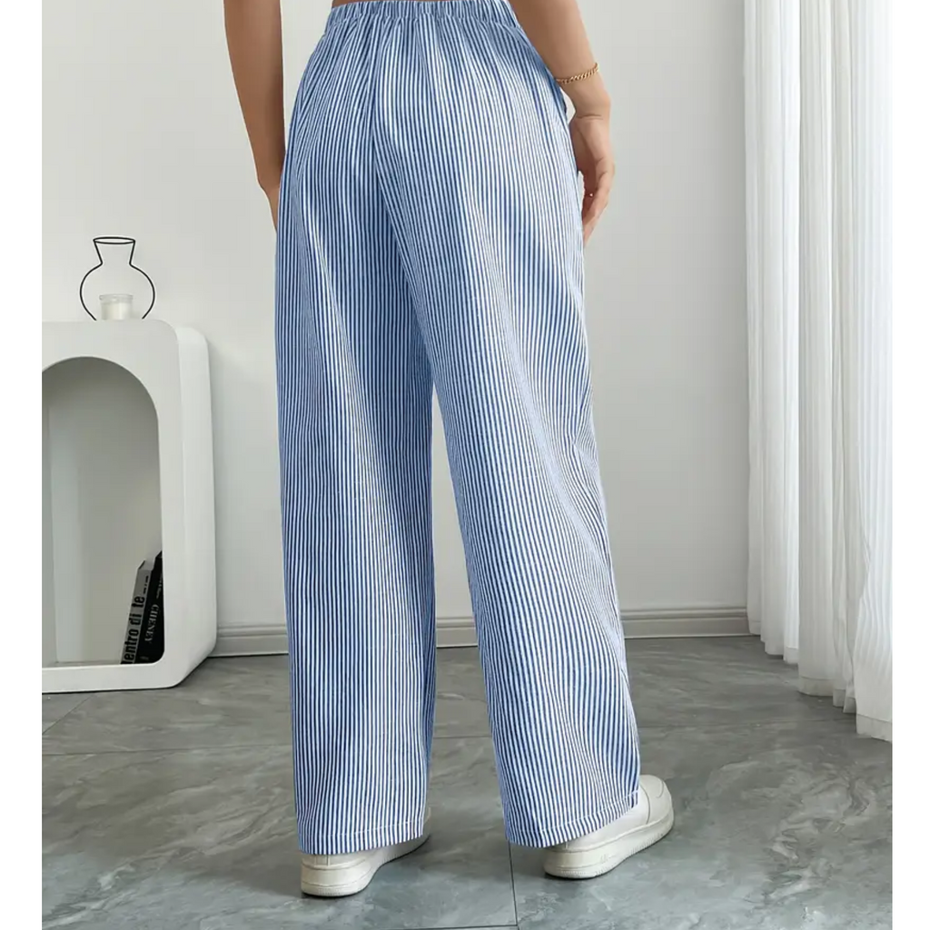 SIENNA | Striped Pant With Pockets