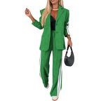 ZORA™ – Casual Striped Two-Piece Set