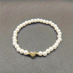A-Z Pearl Beaded Bracelet