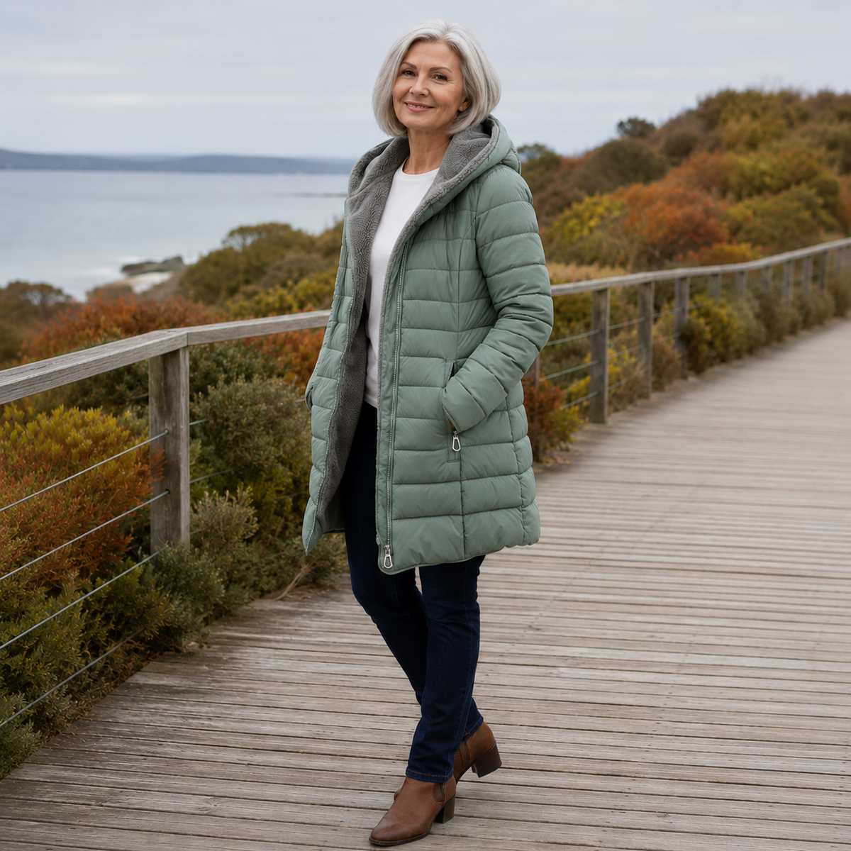 JAMI | Quilted A-Line Winter Coat