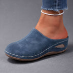 Carolina | Fleece-Lined Wedge Mules