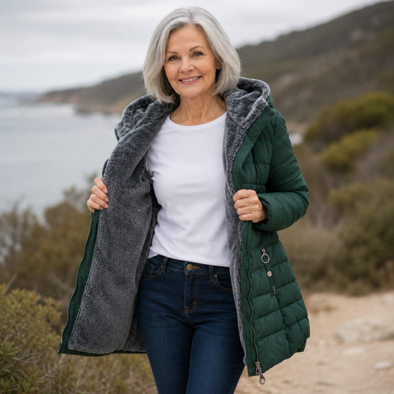 JAMI | Quilted A-Line Winter Coat