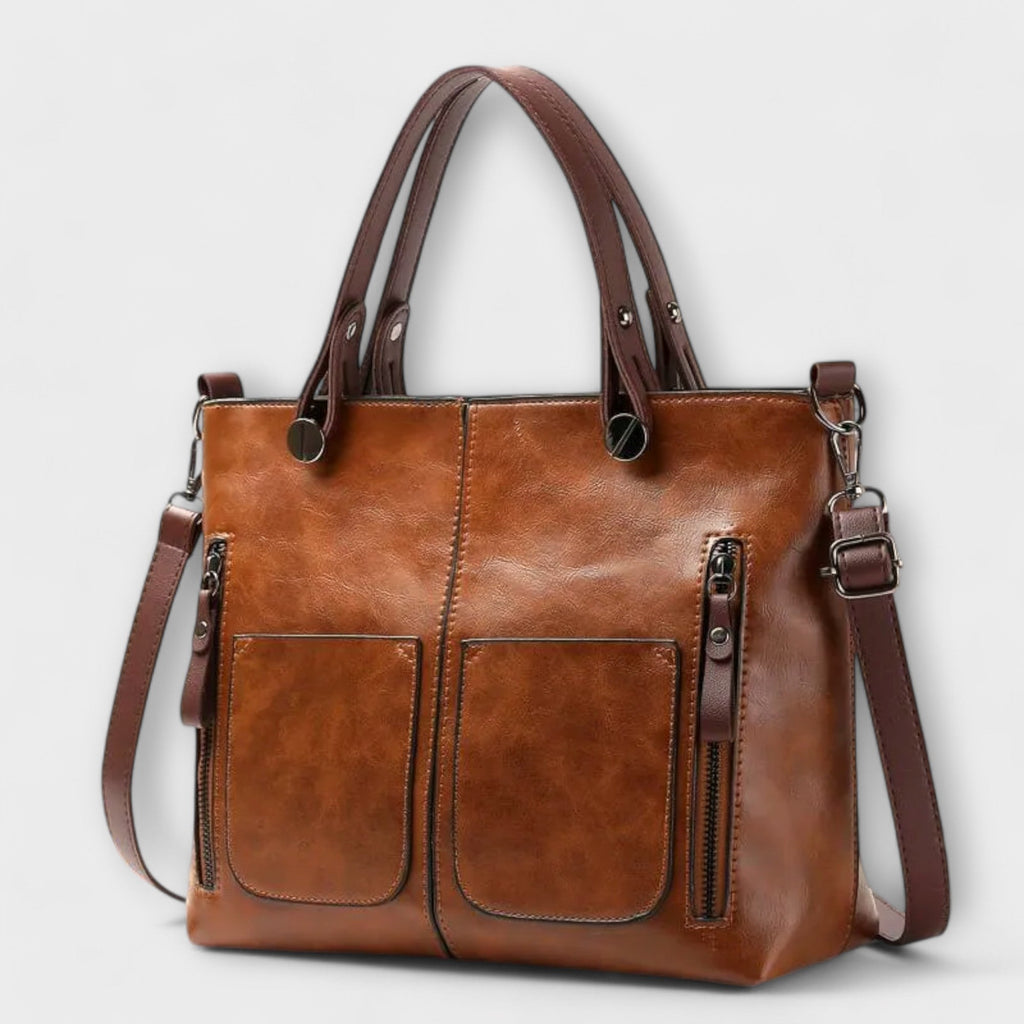 Serenya | Elegant Spacious Leather Bag