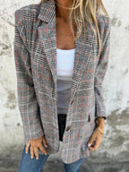 LUCINDA | Classic Plaid Blazer