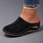 Carolina | Fleece-Lined Wedge Mules