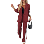 ZORA™ – Casual Striped Two-Piece Set