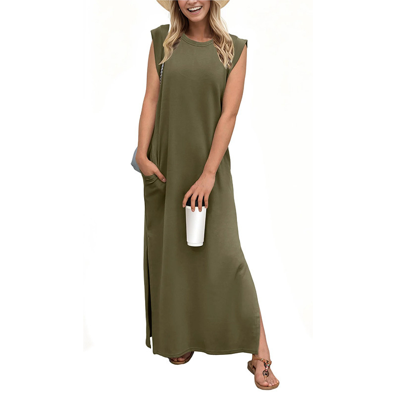 TASHA | Casual Sleeveless Maxi Dress