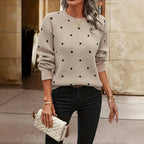 GABRIELLE | Cozy Dot Sweater