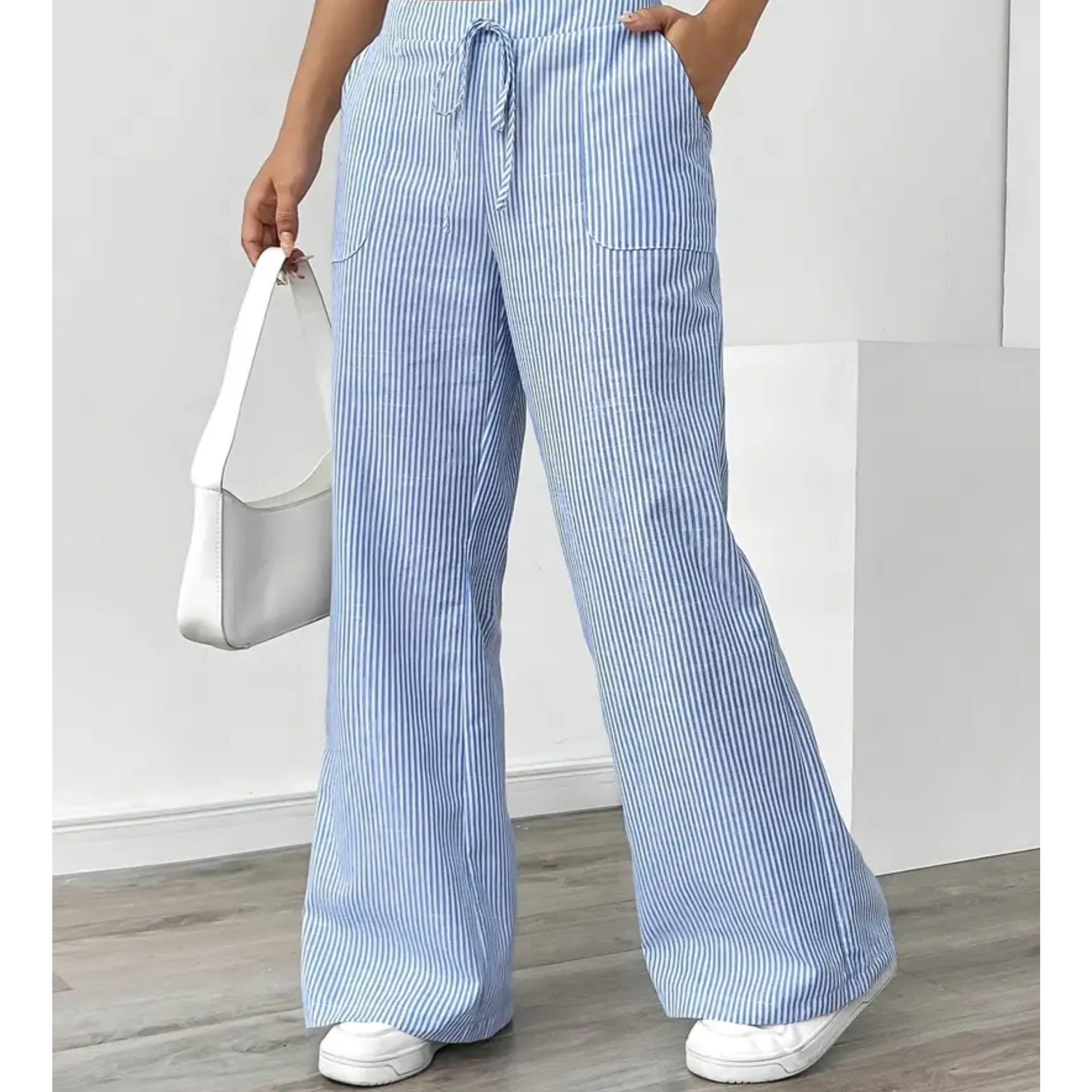 SIENNA | Striped Pant With Pockets