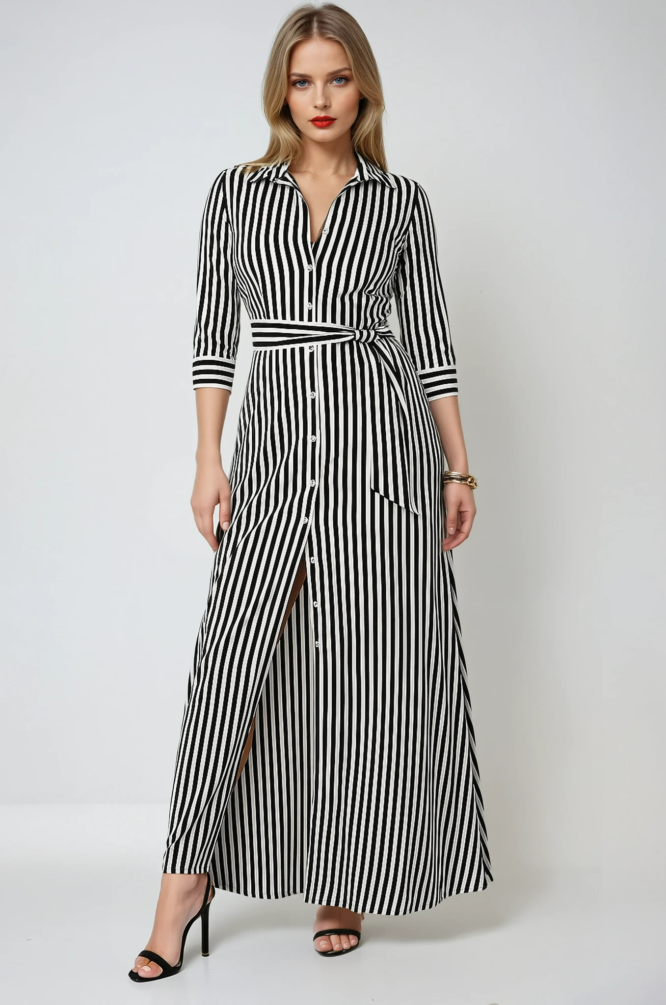 Vera | Blouse-Style Casual Work Maxi