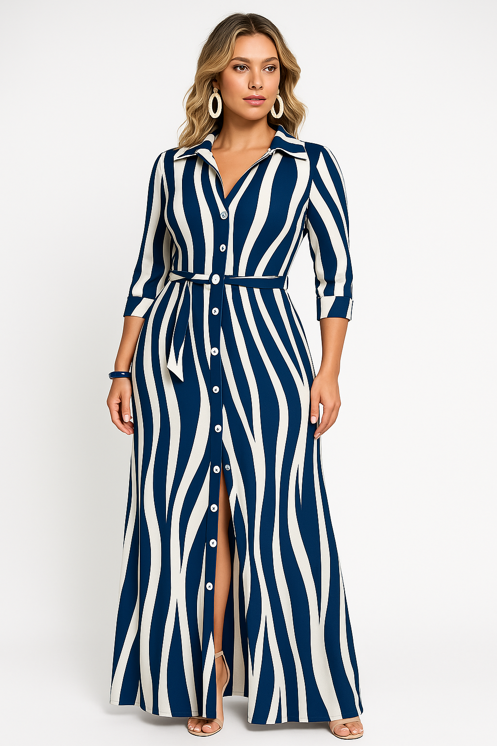 Vera | Blouse-Style Casual Work Maxi