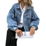 RICKI™ – Relaxed Distressed Street Denim Jacket