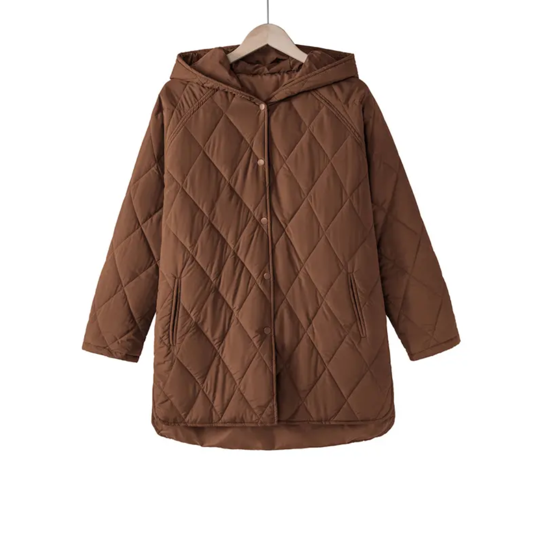 NYLA™ – Cozy Diamond Quilted Puffer Jacket