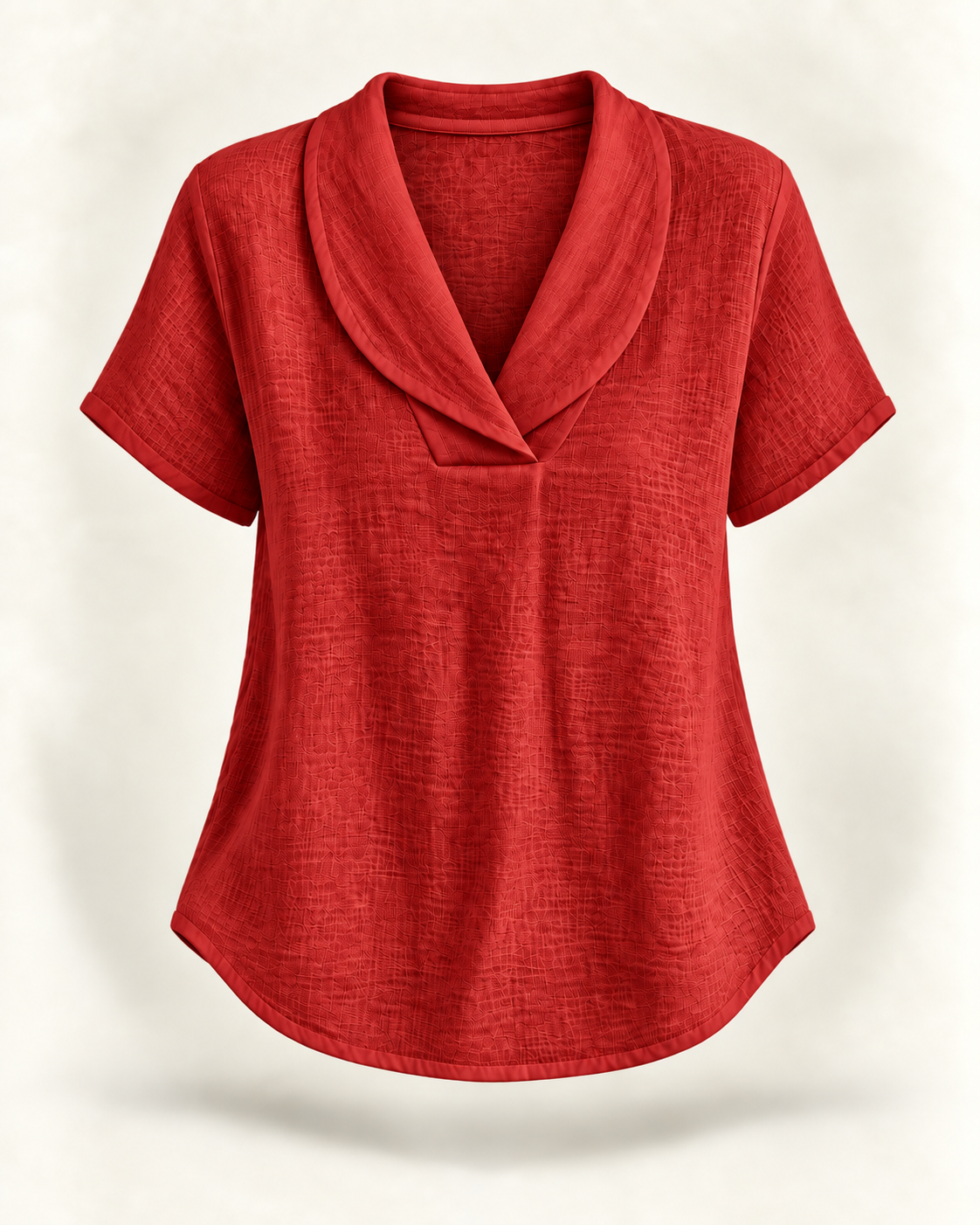 Sally | Relaxed V-Neck Linen Blouse