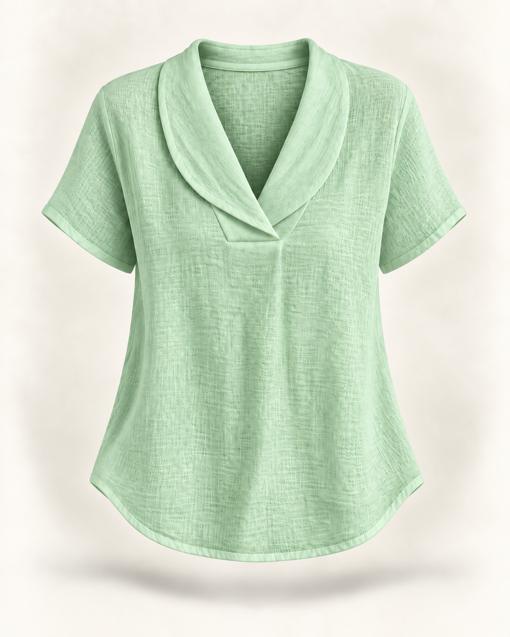Sally | Relaxed V-Neck Linen Blouse