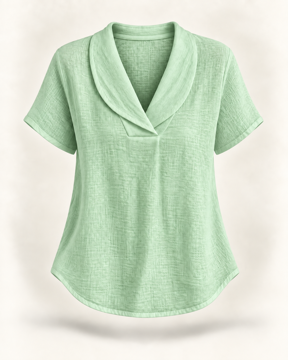 Sally | Relaxed V-Neck Linen Blouse