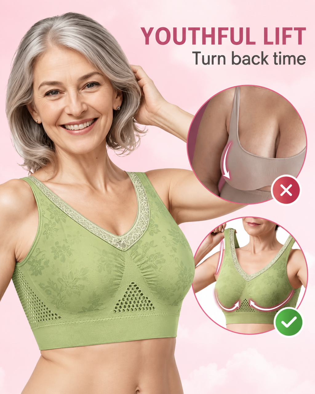 Michelle| Breathable Lift Bra