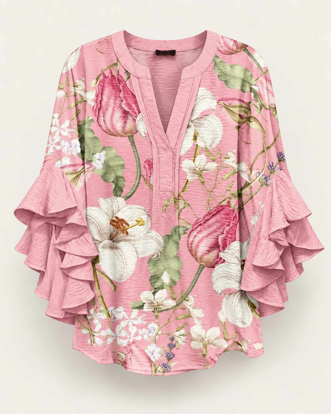 Lynette | Floral-print blouse