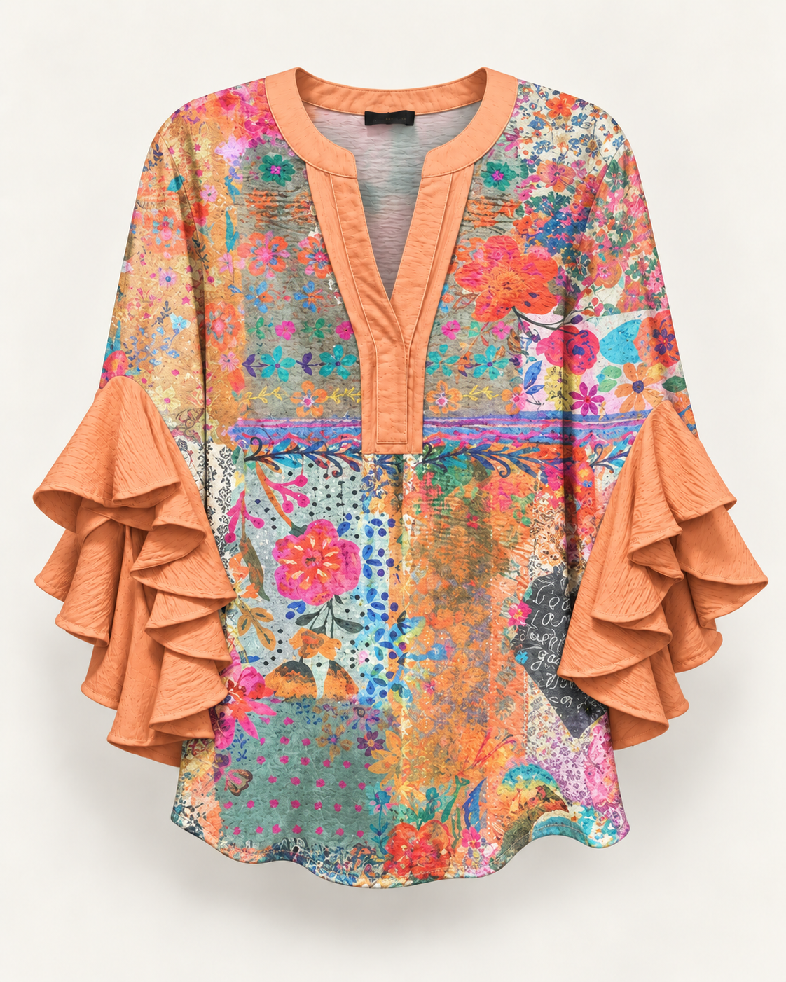 Lynette | Floral-print blouse