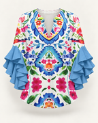 Lynette | Floral-print blouse
