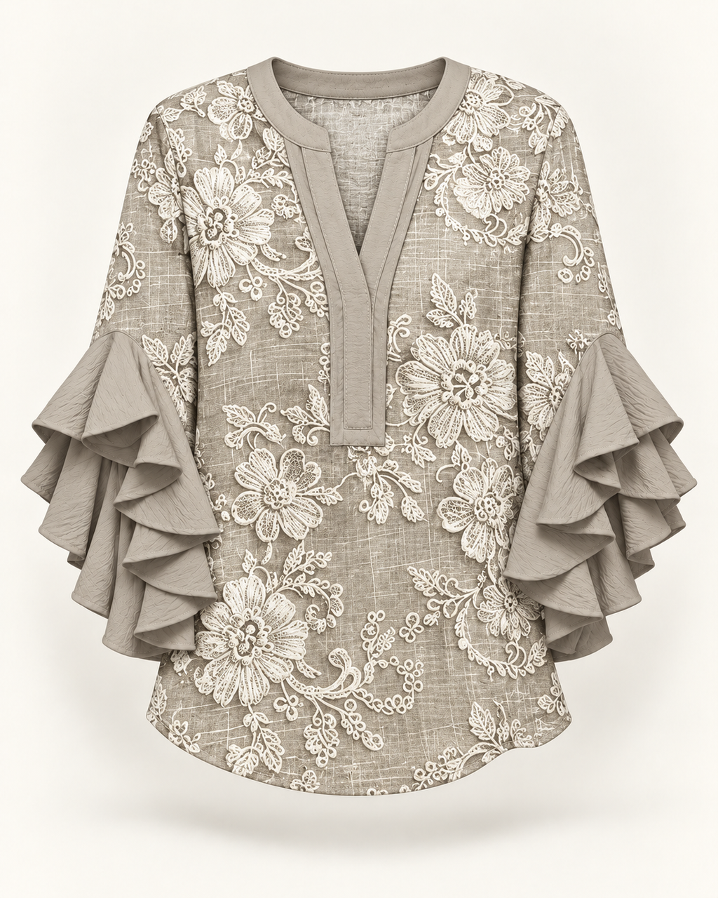 Lynette | Floral-print blouse