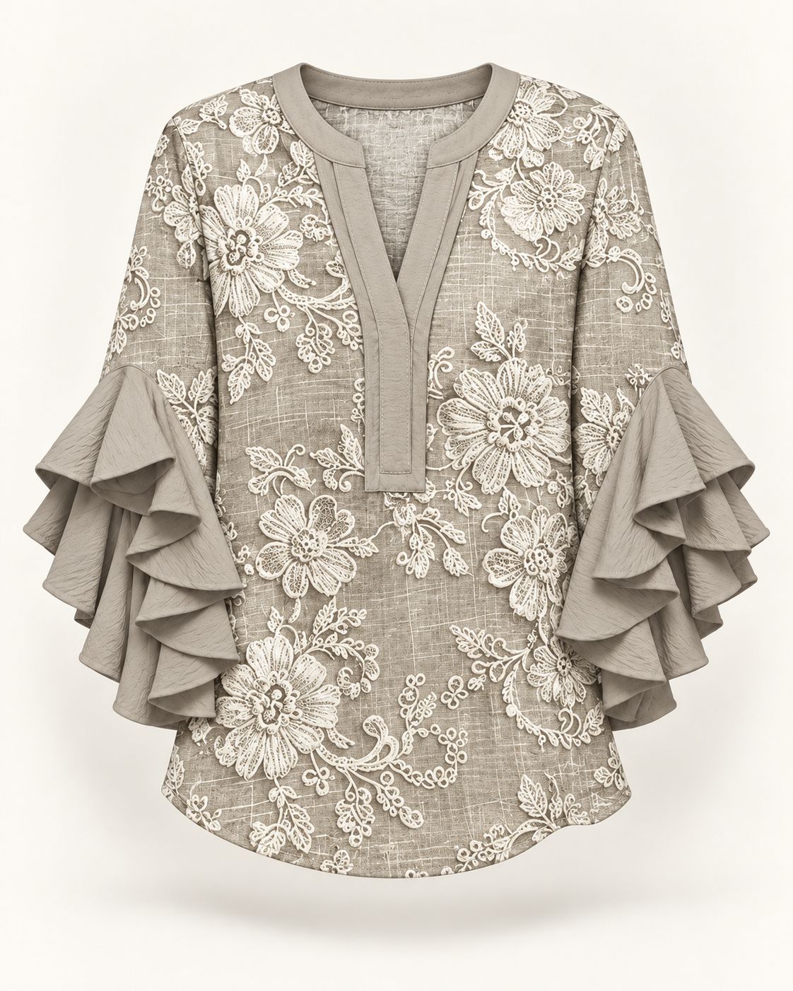 Lynette | Floral-print blouse