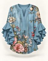 Lynette | Floral-print blouse
