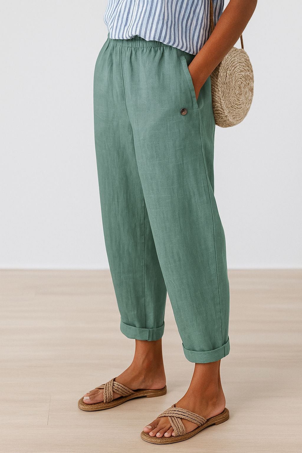 Wanda | Stylish Pants With Side Pockets