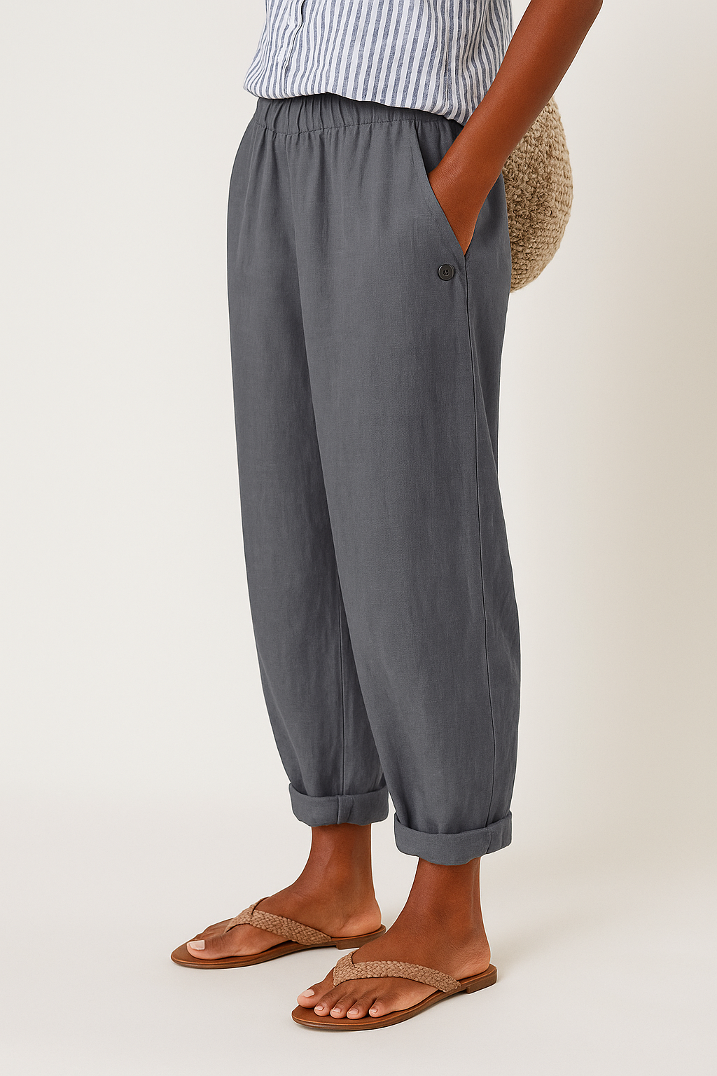 Wanda | Stylish Pants With Side Pockets