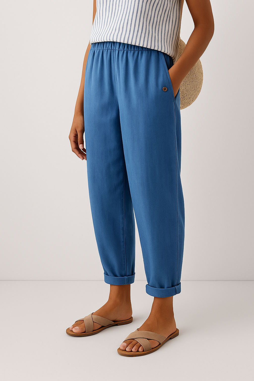 Wanda | Stylish Pants With Side Pockets
