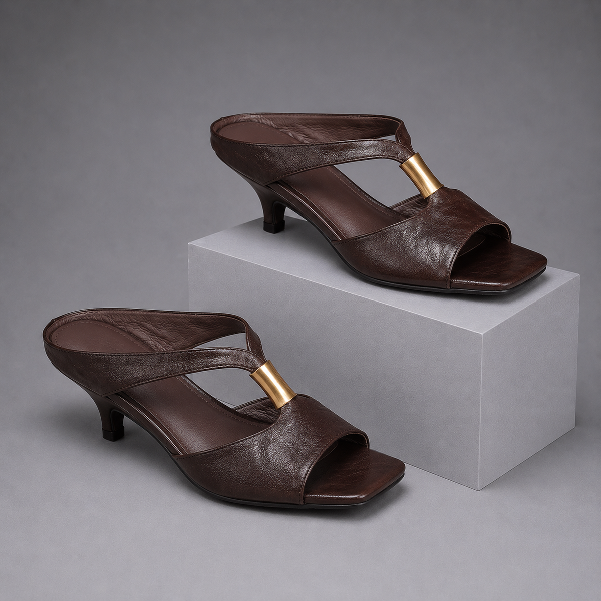 Celine | Kitten Heel Mule Sandal