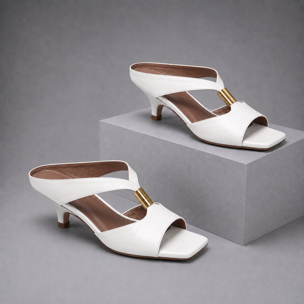 Celine | Kitten Heel Mule Sandal