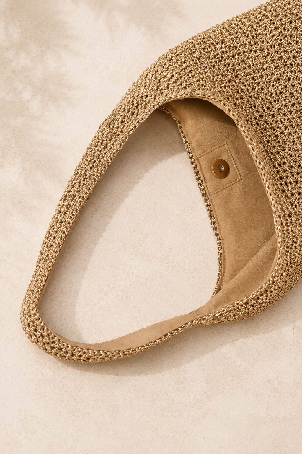 Elodie | Metallic Straw Shoulder Bag