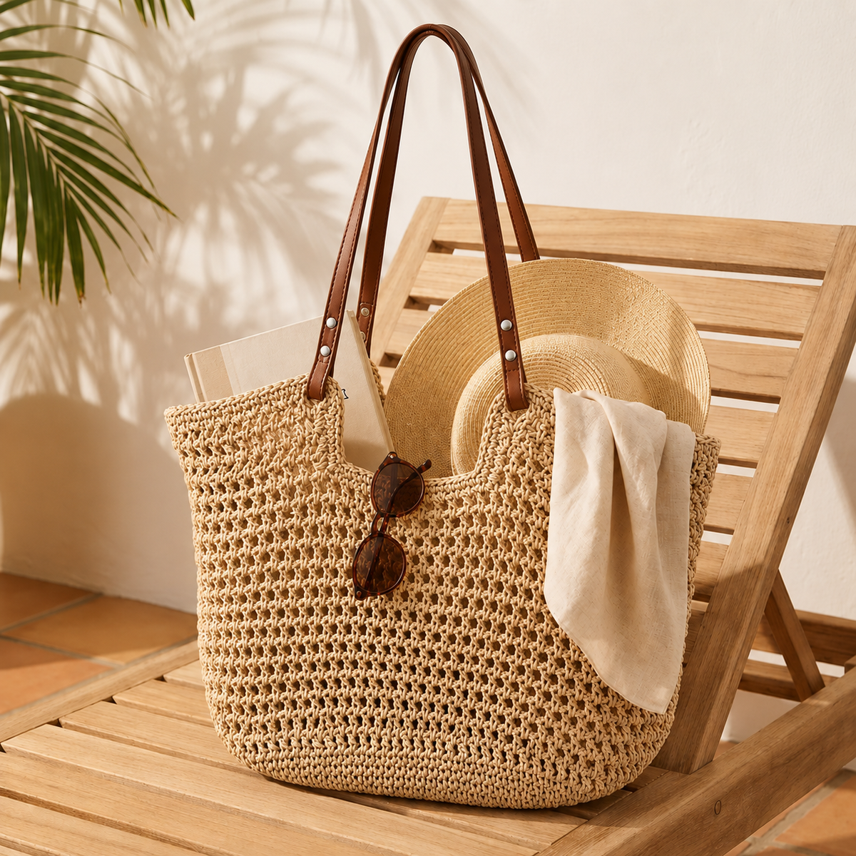 Clare | Handwoven Crochet Tote