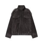 WYNTER™ – Suede Texture Bomber Jacket