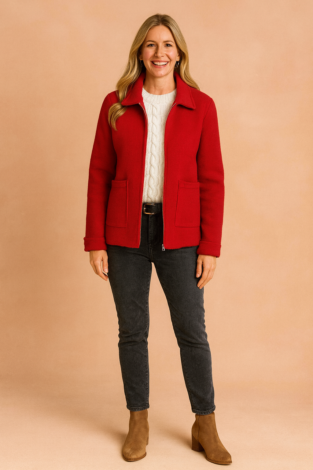 Sophie Bennett | Luxury Zip Jacket For Women