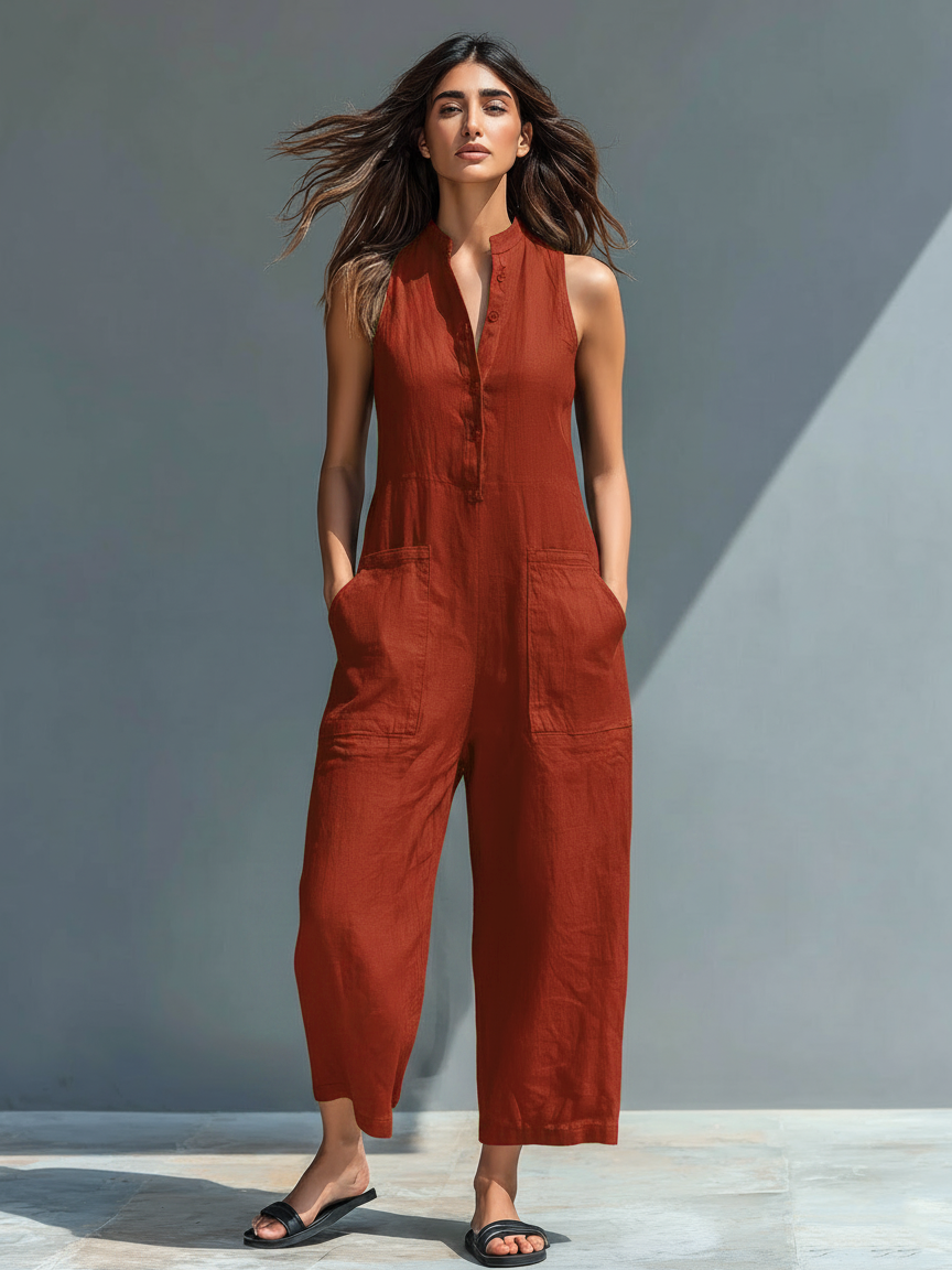 Lucinda | Elegant Sleeveless Jumpsuit