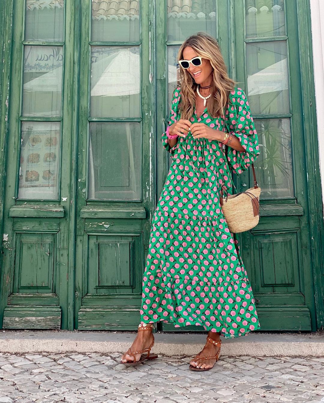 SABINE | Boho Chic Maxi Dress