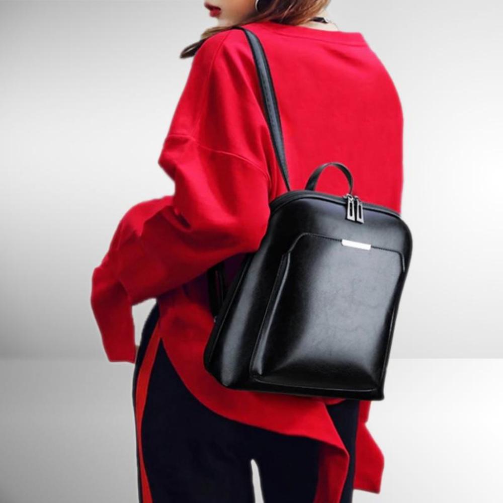 Saskia | Elegant Leather Backpack