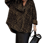 ZELINA™ – Vintage Leopard Print Shacket