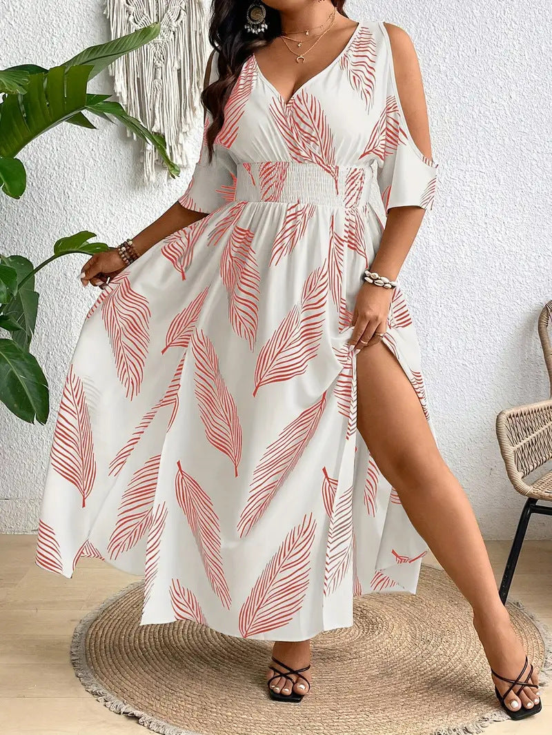 VERONICA | Comfy Plus Size Casual Flowy Summer Dress