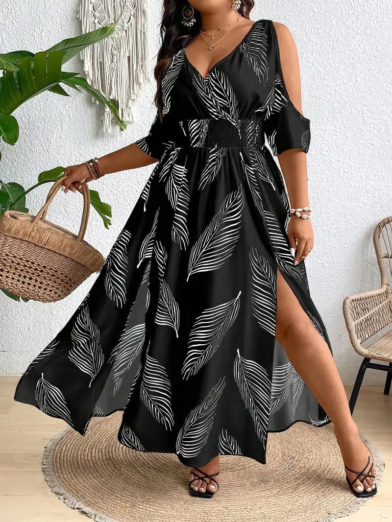 VERONICA | Comfy Plus Size Casual Flowy Summer Dress