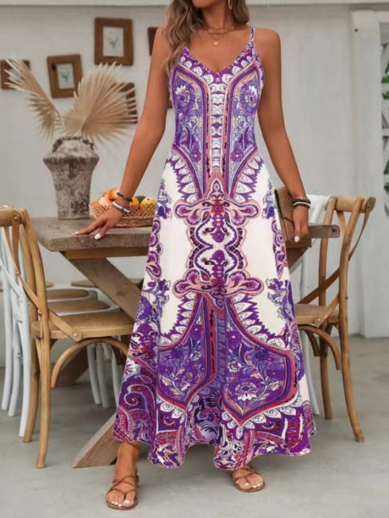 CANDICE | Chic Summer Sleeveless Strap Maxi Dress