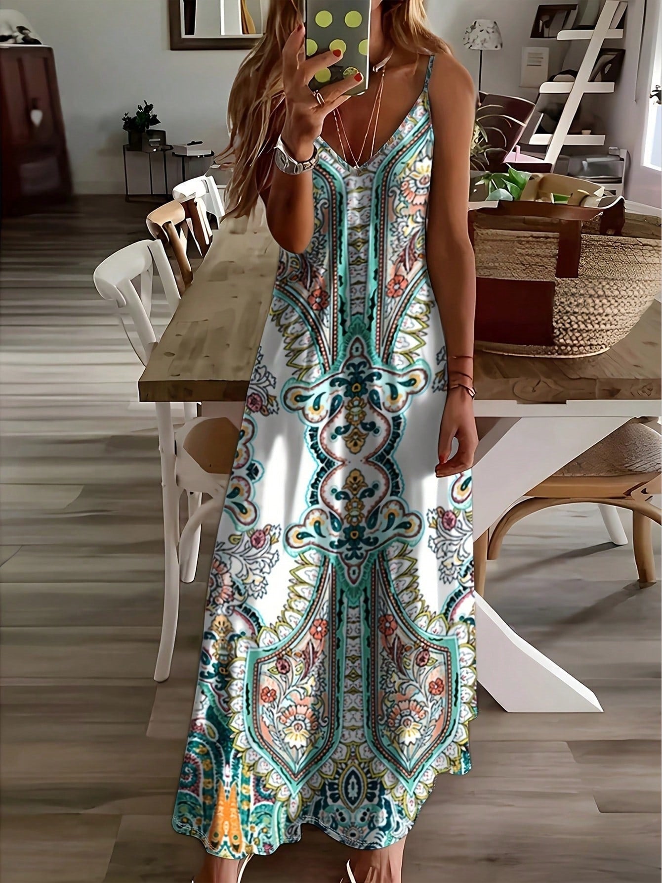 CANDICE | Chic Summer Sleeveless Strap Maxi Dress