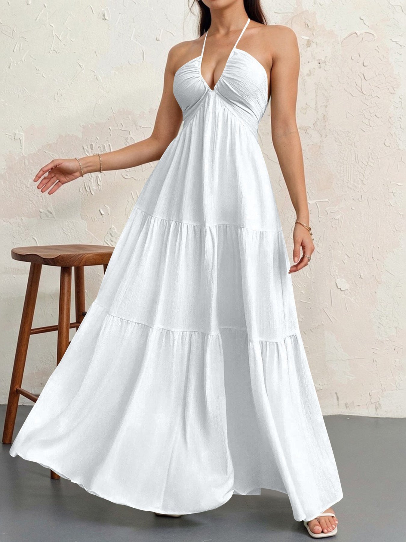 WALO | Casual Loose Fit Sleeveless Summer Maxi Dress