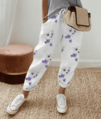 Elle | Flattering Fit & Comfort Waistband Trouser With Print