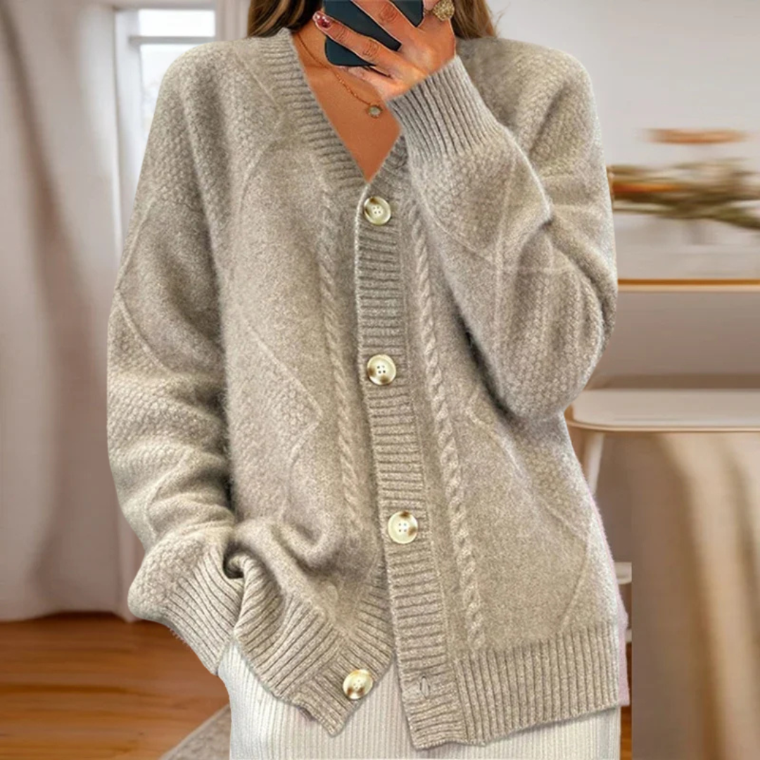 ELISE | Cable Cardigan