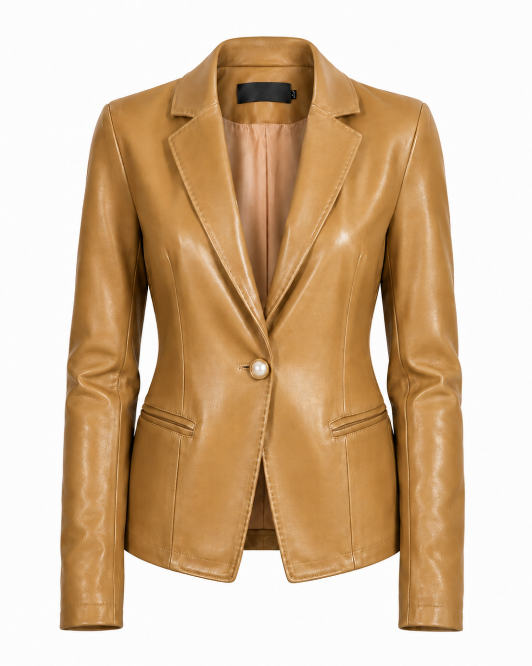 Maya | Lambskin Leather Blazer